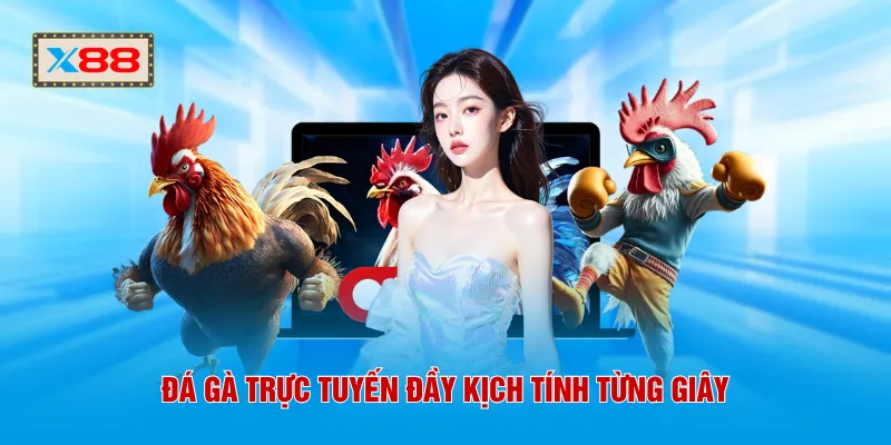 Đá gà trực tuyến đầy kịch tính từng giây